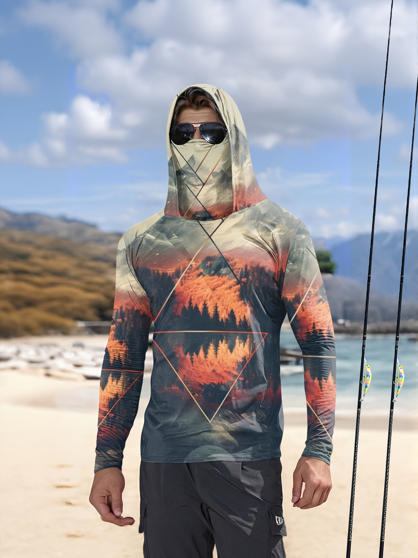Outdoor Men's Fishing Hoodie B - đánh giá và giá Fishing Hat