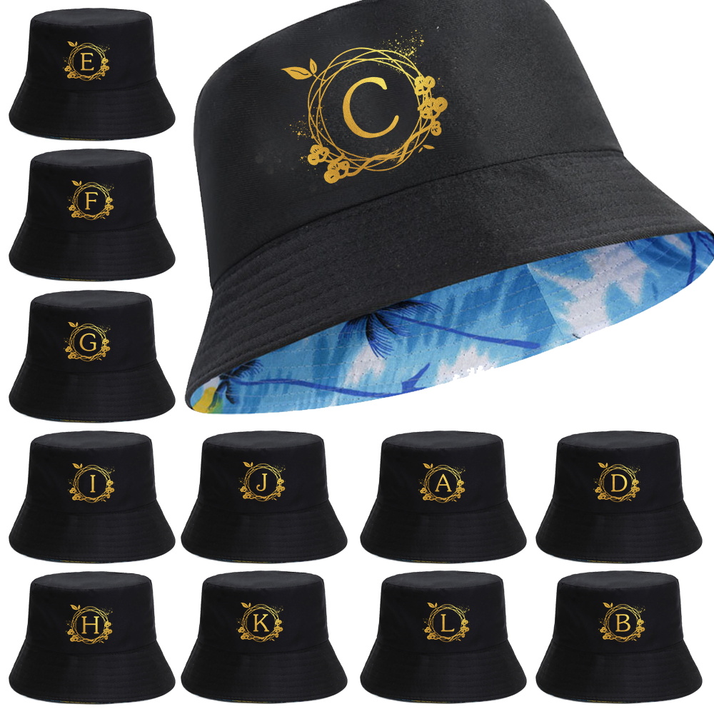 Fishing Hat - Men Panama Hat Reversible Bucket Hats