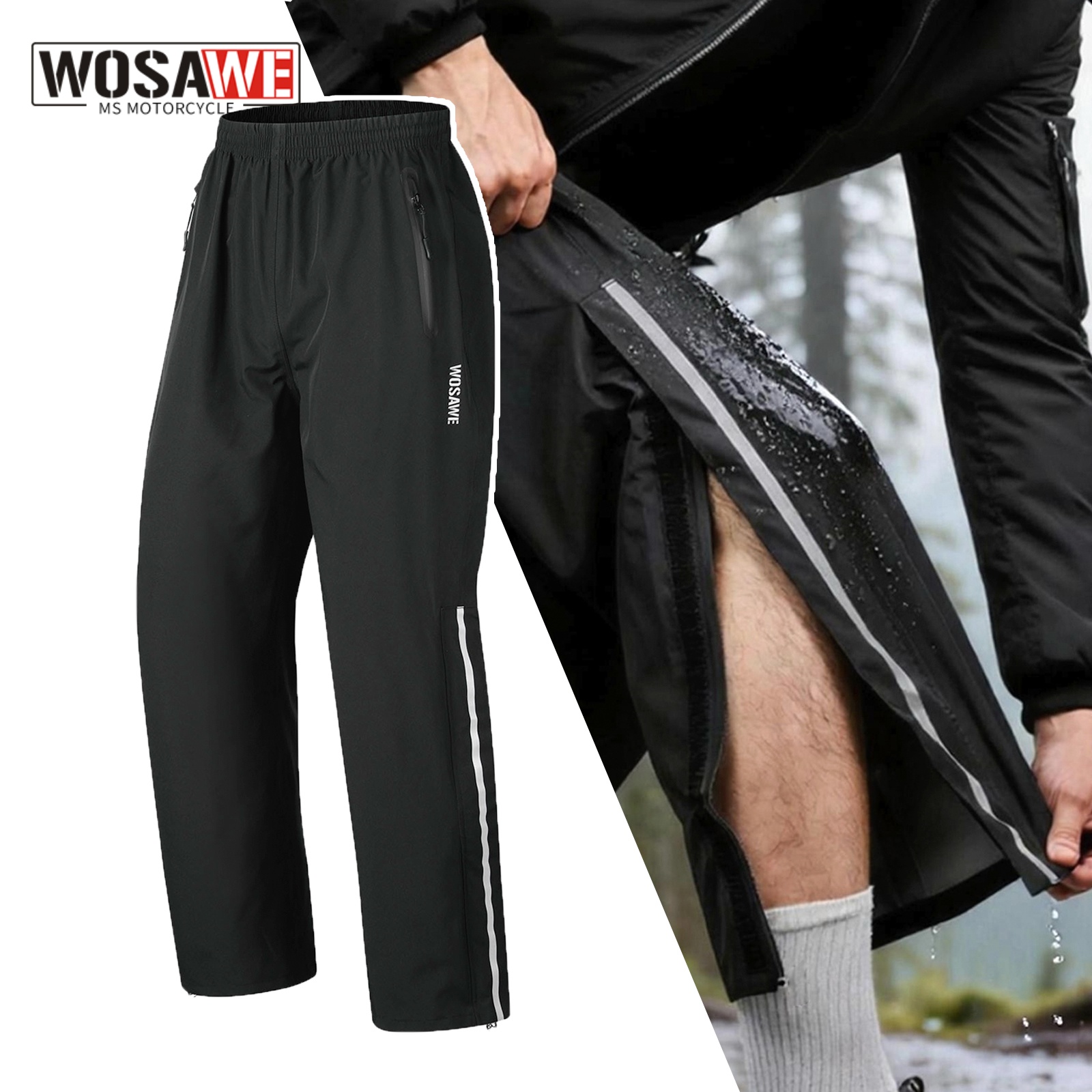 WOSAWE Rain Pants Windproof Me - đánh giá và giá Fishing Hat